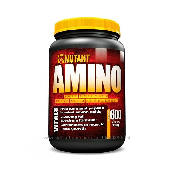 Аминокислотный комплекс Mutant Amino - 600 таблеток