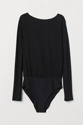 Боди с глубоким вырезом сзади h&m