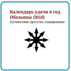 Календарь удачи в год Обезьяны для звезд 2 и 9 Надежда Романова