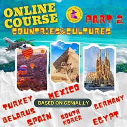 Countries Part 2. Online курс для онлайн занятий Людмила Дианова