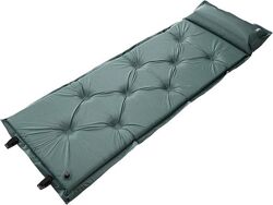 Самондувной водостойкий туристический коврик каремат с подушкой, 2,5 см. на