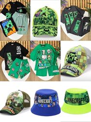 Дитячий літній костюмчик шорти і футболка Майнкрафт 