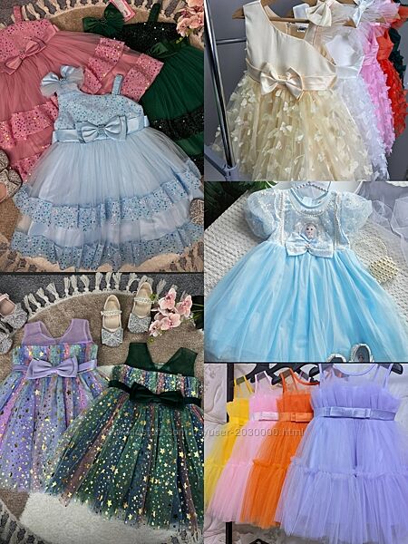 Святкова сукня для дівчинки багато моделей і кольорів