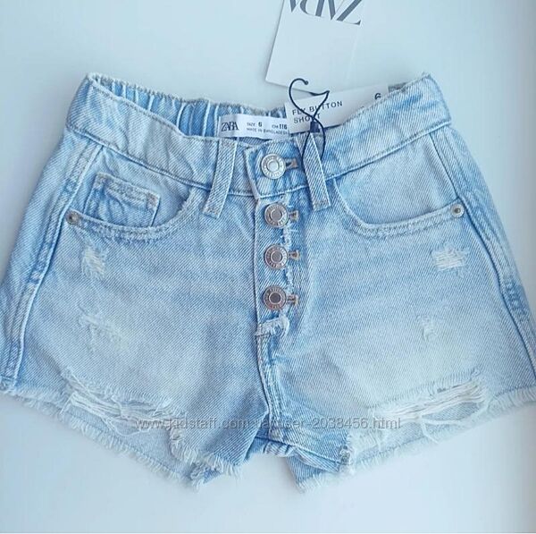 Дитячі джинсові шорти Zara 