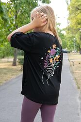 Футболка для дівчинки оверсайз  