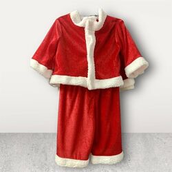 Костюм санта клауса діда мороза новорічний 90-130