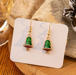 Сережки новорічні дзвіночки