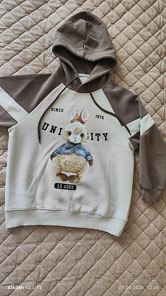 Стильне сучасне худі для дівчинки , 7-10 років, 134-140