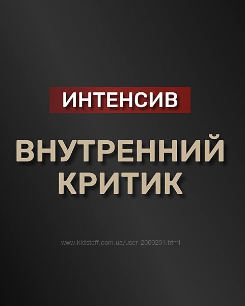  Александра Алексеева  Интенсив  Внутренний критик 