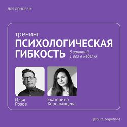 Розов Хорошавцева  Тренинг психологической гибкости по протоколу  Полка