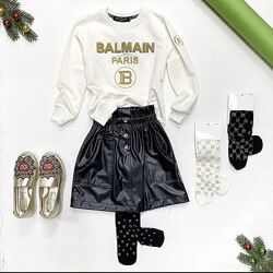 Юбка кожзам р.134