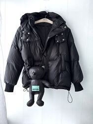 Пуховик с мишкой на 9-10лет