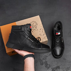 Чоловічі зимові НАТУРАЛЬНІ ШКІРЯНІ черевики кросівки Tommy Hilfiger 2моделі