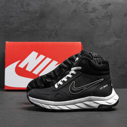 Чоловічі зимові НАТУРАЛЬНІ ШКІРЯНІ кросівки черевики Nike Air Max 3 моделі