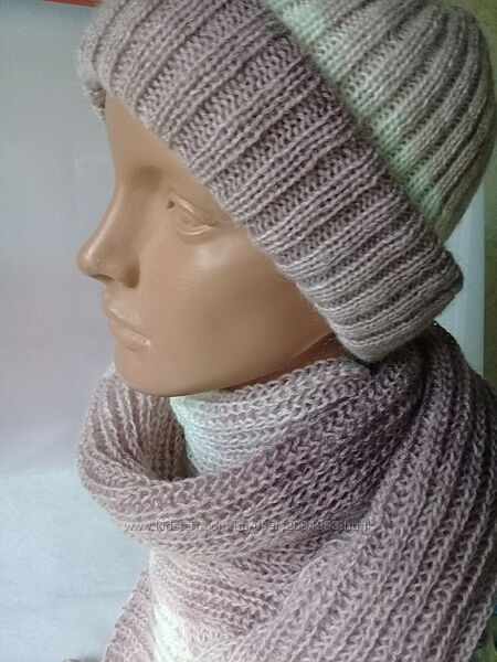 Шарф і шапка набір