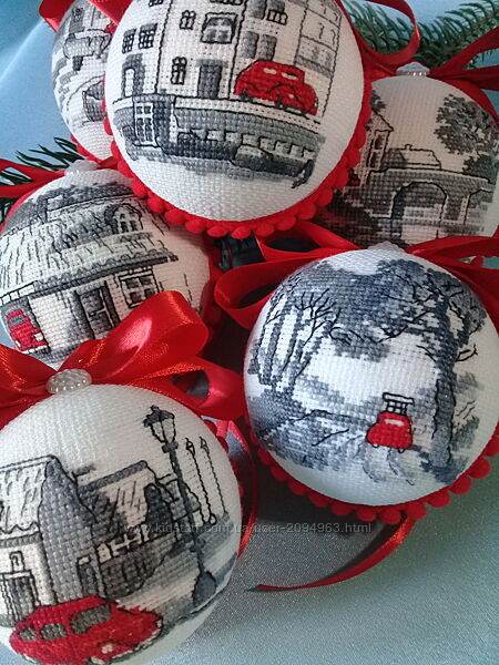 Іграшки новорічні 