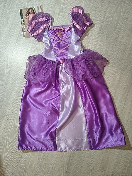 Карнавальний костюм Рапунцель 128 см.