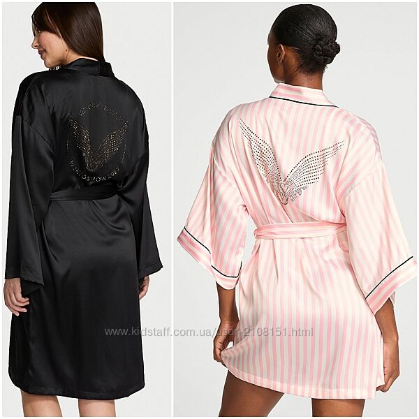 Халат Satin Short Robe, Victoria´s secret. XS/S, M/L