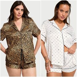 Satin Short  Pajama, Сатинова піжама, Victoria&acutes secret, XS, S, M, XL