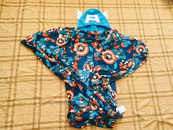 Primark великий Дитячий плед. хутряна ковдра з Героями Коміксів. двосторонн