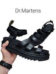 Кожаные сандалии Dr. Martens Blaire  Black Brando Оригинал