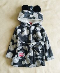 1-2 рок. , 86 зріст Disney by Primark Міні Маус флісовий, махровий, пухнасти
