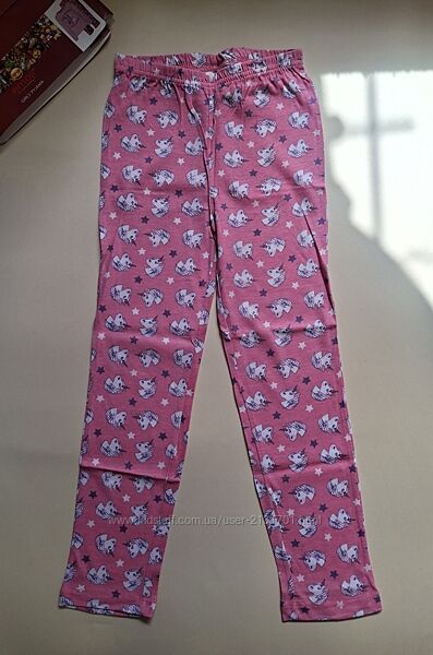 Піжамні штани з єдинорогами 116/122