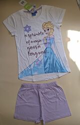 Піжама з шортами , літній костюм Ельза від Frozen 