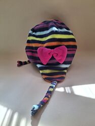 Флісова шапка в смужку Lands End