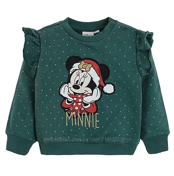 Новорічна різдвяна кофта світшот Мінні 104 см