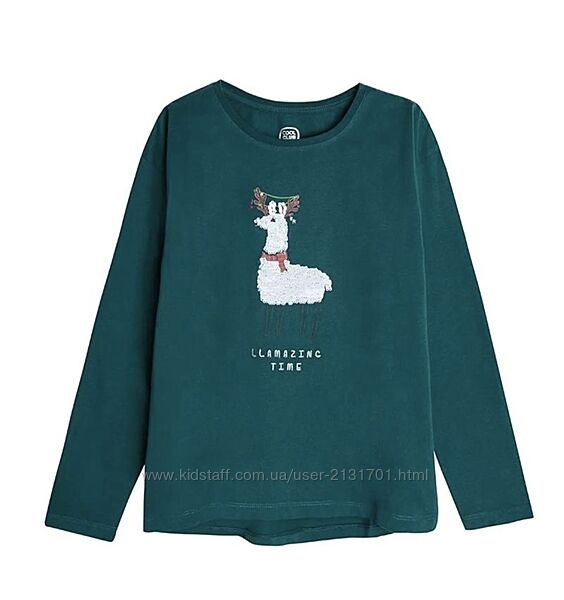 Лонгслів реглан новорічний різдвяний олень