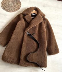 Теплая шуба тедди MANGO