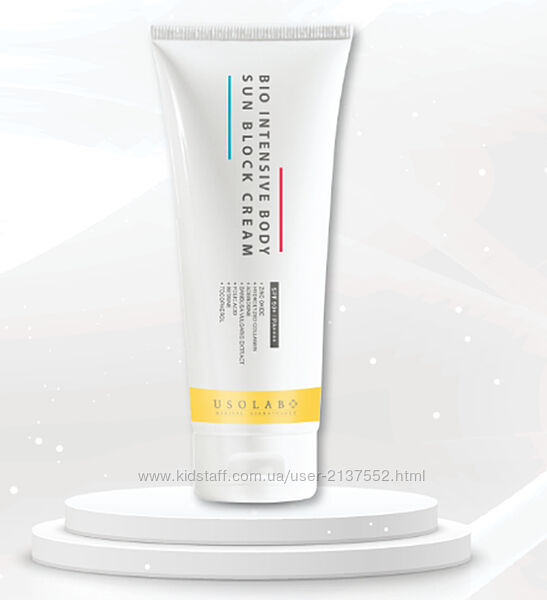  Usolab Сонцезахисний крем  bio intensive body sun block 120 мл