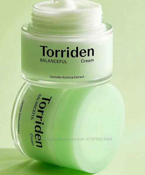 Torriden balanceful cica cream  балансуючий гель-крем 80мл