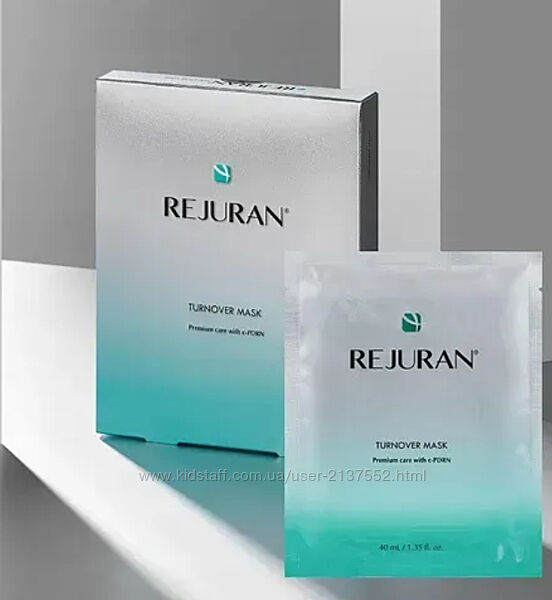 Тканинна маска rejuran turnover mask 5 масок у коробці 1 маска  40 мл 