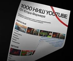 Егор Фермер 1000 ниш для Youtube 2025