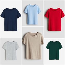 Футболка H&M 146-152, 158-164, 170 базова хлопчику підлітку 10-12 12-14 14