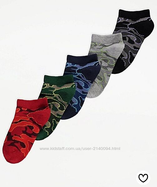 Шкарпетки George eu 23-26.5 2-3 роки носки хлопчику