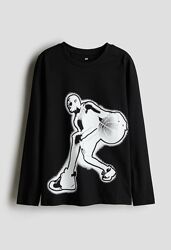 Футболка H&M з довгими рукавами 146-152, 158-164 для хлопчика лонгслів