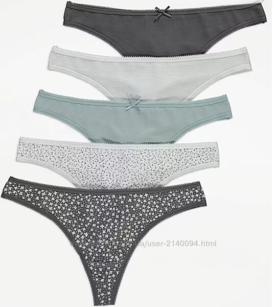 Трусики-стрінги George жіночі XL упаковка 5 шт.