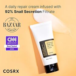 Найкращий зволожуючий крем для обличчя COSRX Advanced Snail 92 200 г