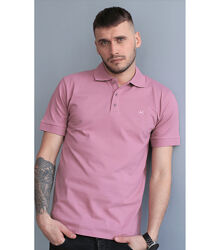 Однотонна футболка чоловіча поло