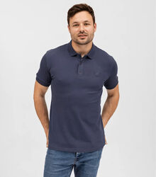 Однотонна футболка чоловіча поло