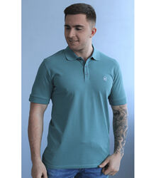 Однотонна футболка чоловіча поло