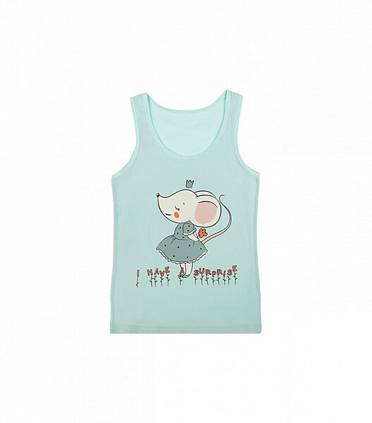 Майка для дівчаток на широкихбретелях