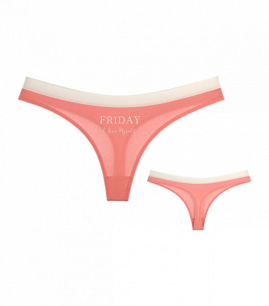 Жіночі стрінги з принтом Friday