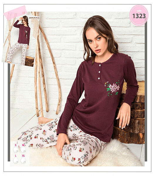 Жіноча зимова піжама