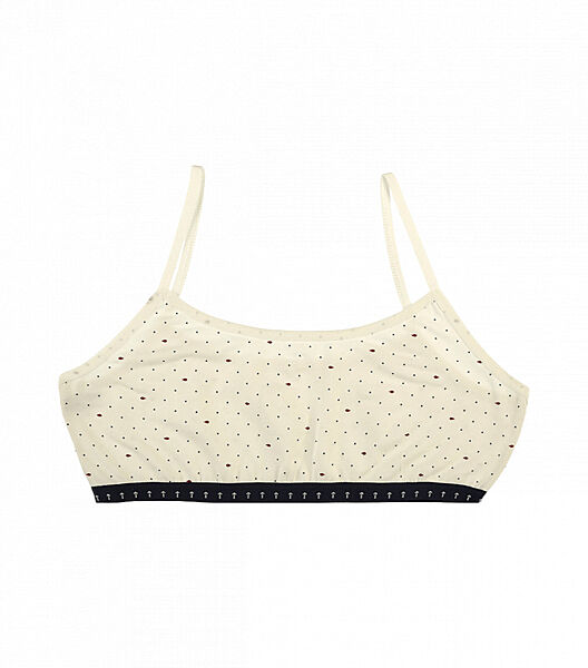 Підлітковий топ з малюнком на тонких бретельках