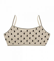 Хлопковий топ на тонких бретельках