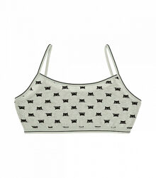 Хлопковий топ на тонких бретельках